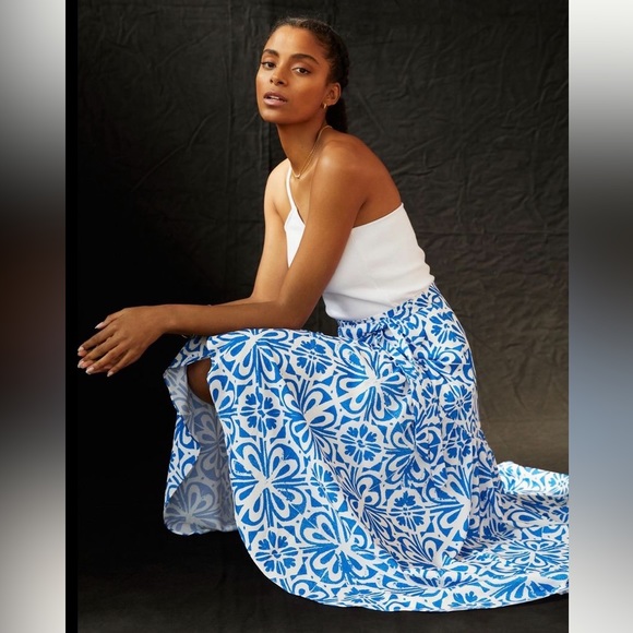 HUTCH PRINTED WRAP MAXI SKIRT - Picture 3 of 8